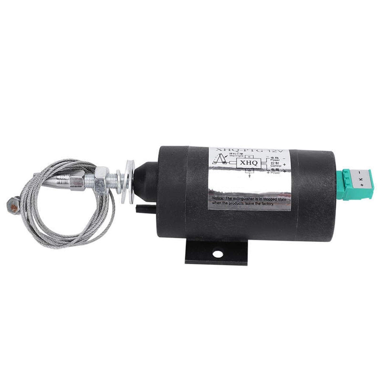 HDPHCRIUN Voltage Converter Grid Tie Inverter Shutdown Solenoid Valve 12V 24V Flame Extinguisher Control Shut Off Engine Accessories(Dc12v)