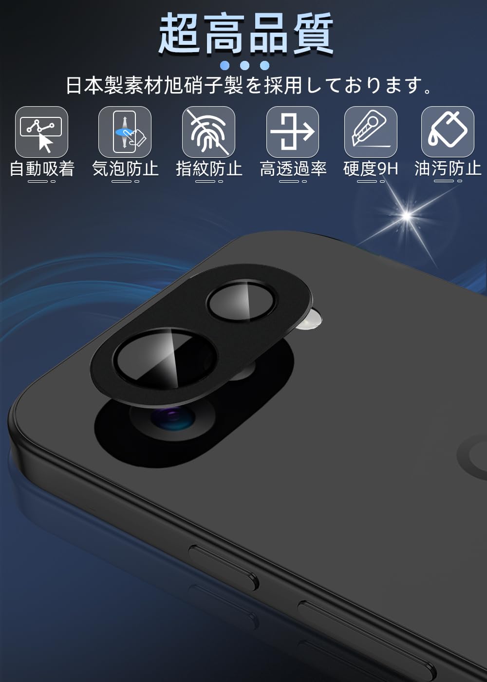 Amazon.co.jp: ZXZone for Google Pixel 9a カメラフィルム
