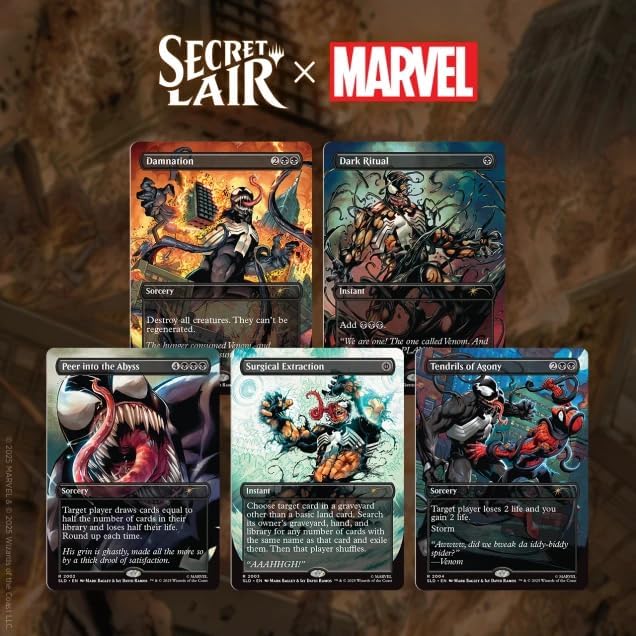 Secret Lair x Marvel's Spider-Man: Venom Unleashed (Colors) Foil Editi