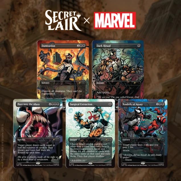 マジック：ザ・ギャザリング Secret Lair Venom Unleashed(Colors) Foil Magic the Gathering Secret Lair x Marvel's Spider-Man: Venom