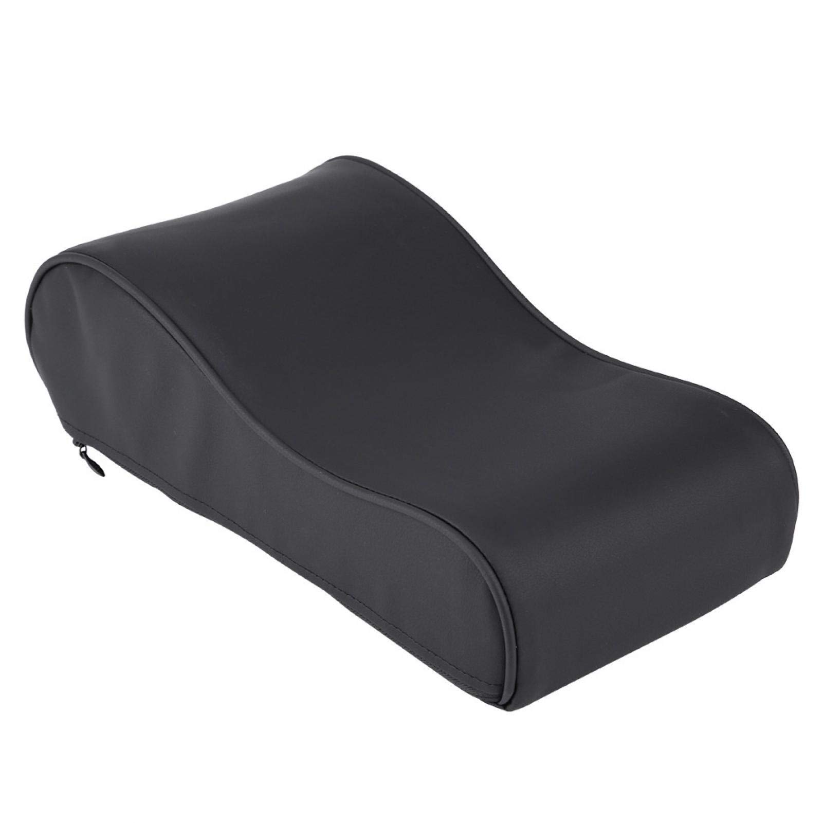 Cuscino per braccioli per auto, cuscino per bracciolo in pelle per auto Cuscino per console centrale Cuscino per bracciolo per auto in pelle universale Memory Foam Auto Cuscino per tappetino con tasca