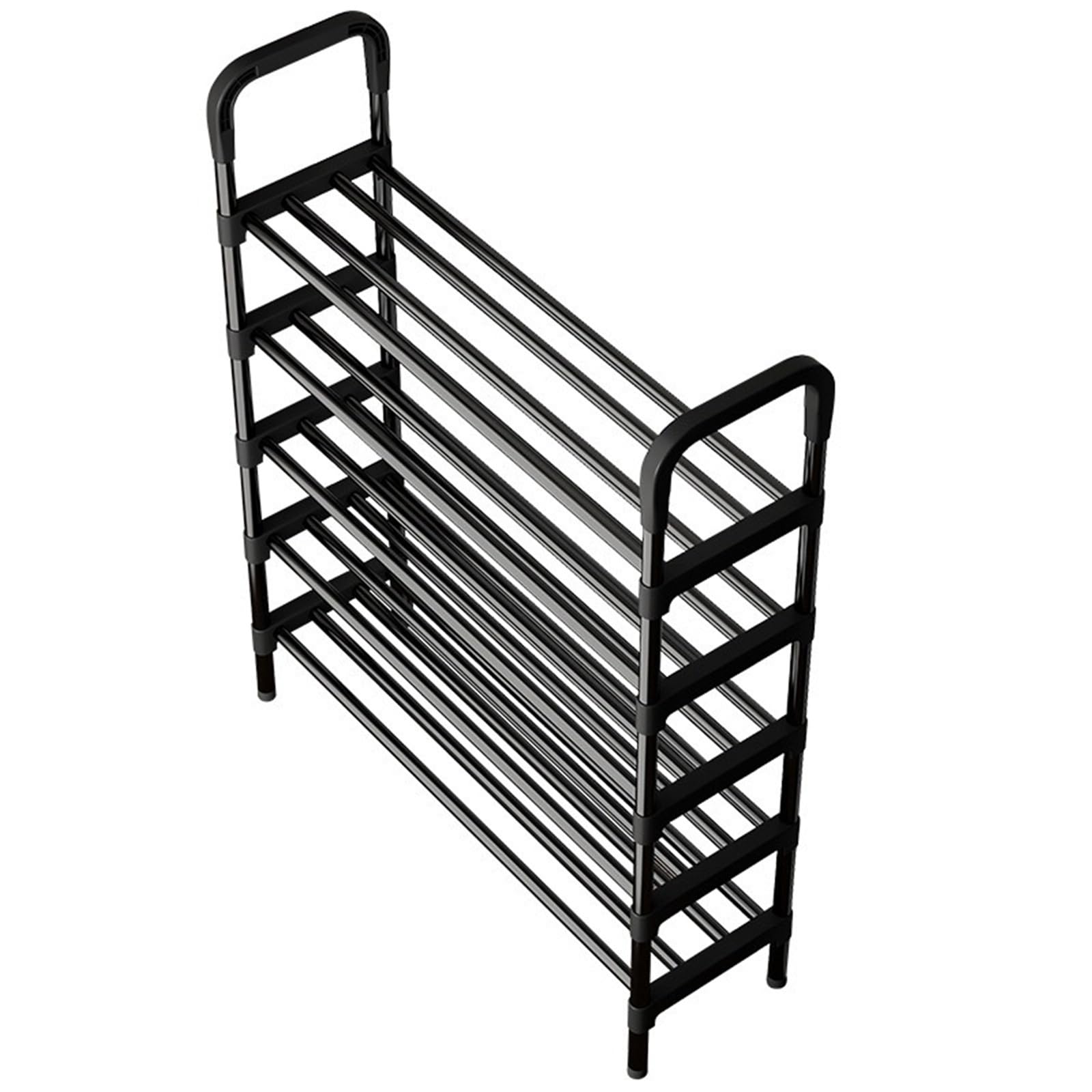 XILEUDUOD Shoe Organizer For Entryway 8 Tiers Large Capacity Metal Shoe Rack Organizer Shoe Storage for Entryway, Closet, Garage