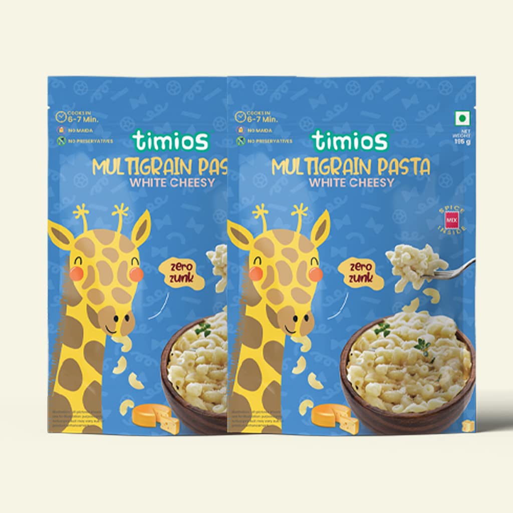 See full amazon price history chart for Timios No-Maida Multigrain White Cheesy Instant Macaroni Pasta | Healthy Pasta Made With Brown Rice and Corn | No Preservatives | No Artificial Colors & Flavors | No Trans Fat | Pack of 2 | 195g Each Timios No-Maida Multigrain White Cheesy Instant Macaroni Pasta | Healthy Pasta Made With Brown Rice and Corn | No Preservatives | No Artificial Colors & Flavors | No Trans Fat | Pack of 2 | 195g Each (B0BX9F43D6) Amazon Price History, Amazon Price Tracker