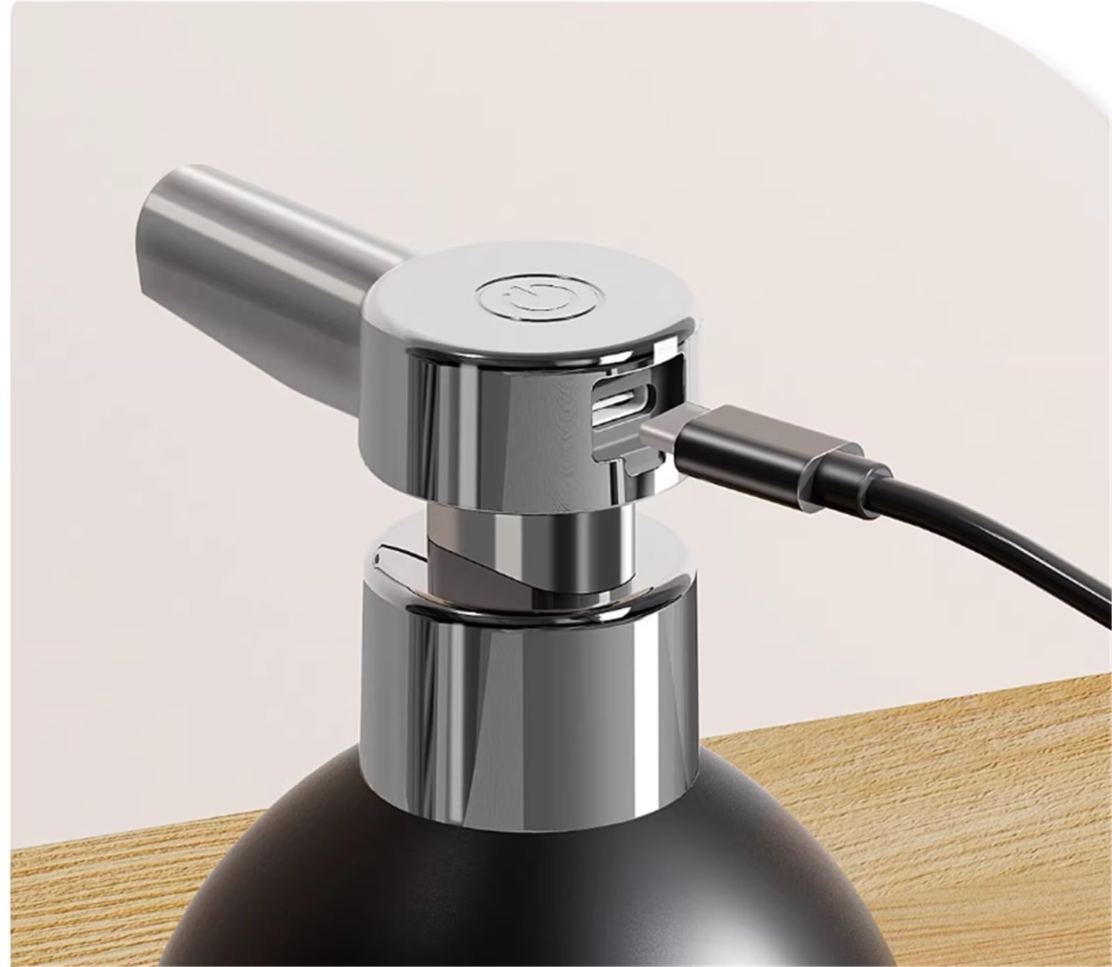 distributore di sapone Un dispenser di sapone in lega alluminio in bianco e nero elegante versatile, perfetto for bagni cucine(Bianco)