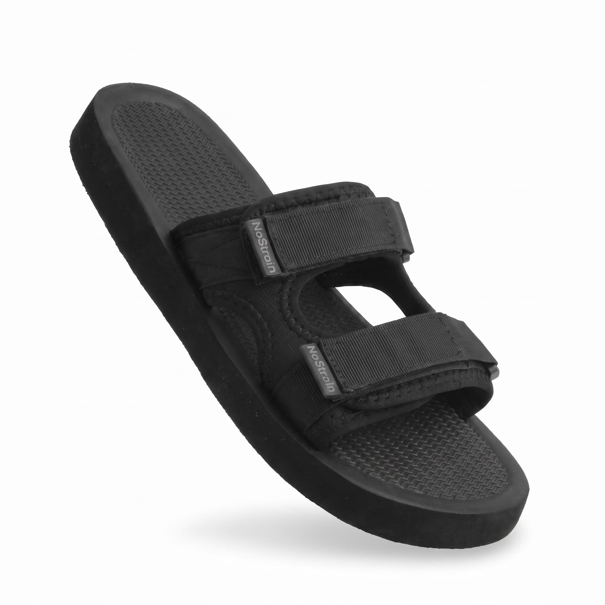 nostrain Men’s casual sandals with a 4-point Velcro fit system | heel cushioning, and a washable triple-density sole.-picture-47
