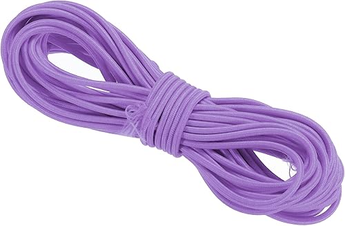 Vista 534 de PATIKIL Cuerda elástica elástica de 1/8 pulgadas, 11 yardas (0.118 in x 32.8 ft), color verde militar para manualidades, correas de gancho