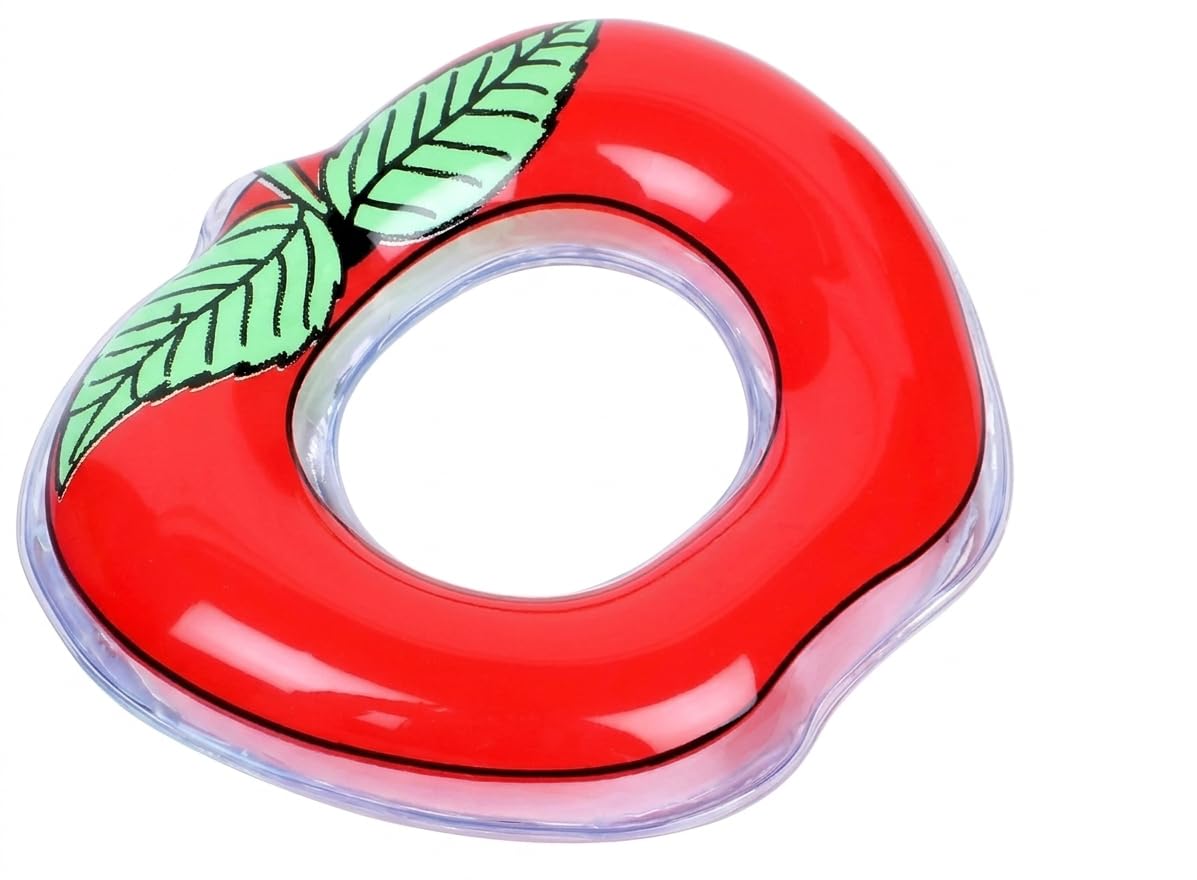 KALRA MAGIC BPA-Free Baby Teether for 6-12 Months Cooling Water-Filled Soft Teething Toy with Carry Case, Easy Grip, Soothes Gums, Non-Toxic, Portable Travel-Friendly Infant Teething Ring (Red-Aplle)-image-25