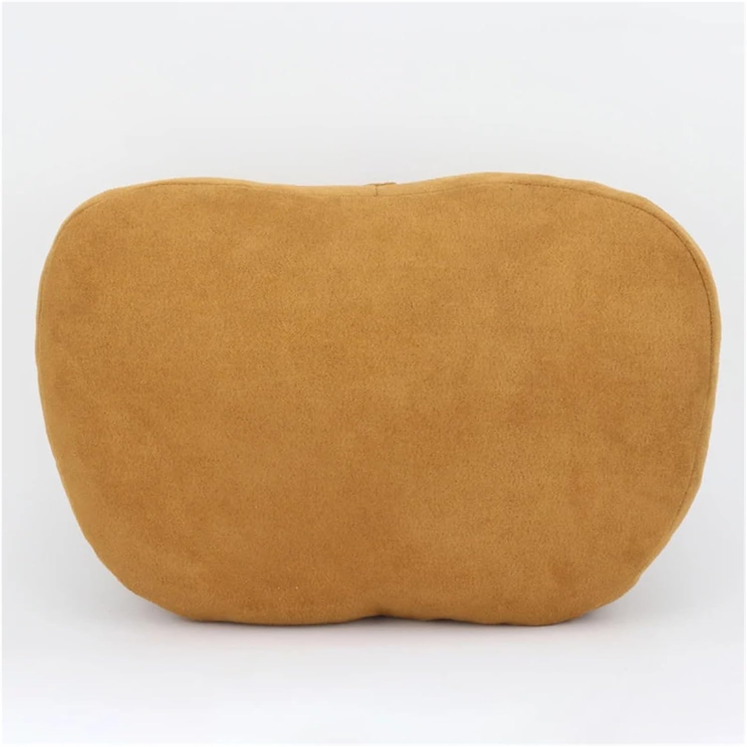 Suede Car Headrest Neck Support Pillow for S Class - Soft & Adjustable Car Accessories(1Pc Browm)