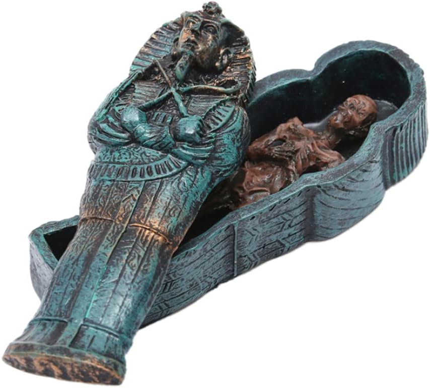 AEIOFU 1pc Egyptian Decor Aquarium Decoration Egyptian King