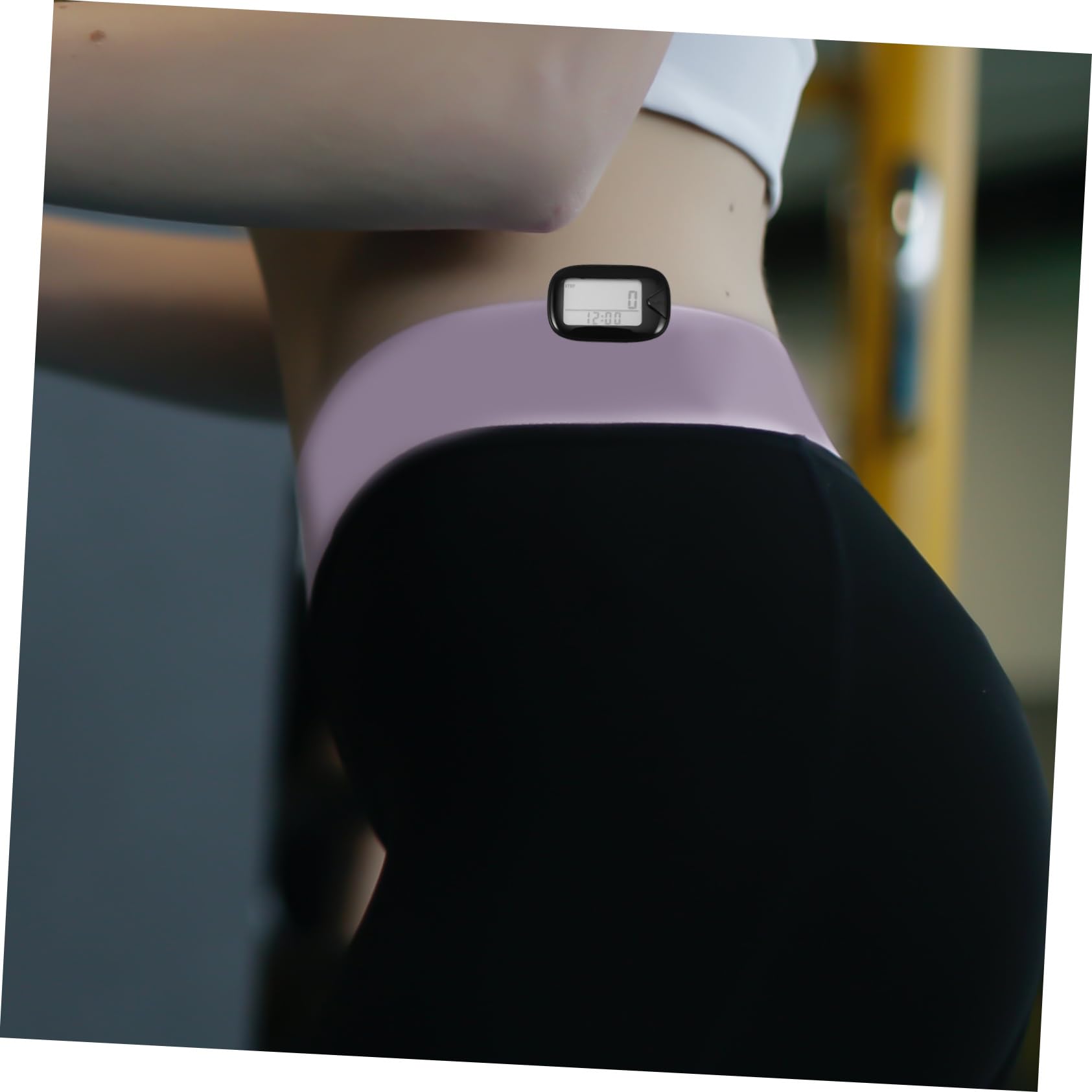 Mikikit 2 Sets Running Pedometer Step Counter Clip on Pedometer for Walking Tool User-Friendly Design