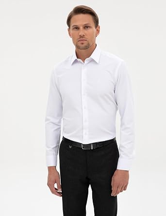 Pierre Cardin Erkek Beyaz Gömlek Basic 50316734-VR013