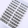 Eyelashes Clusters 80 Pcs Cluster Lashes 8-16mm Wispy Individual Lashes Extensions Natural Look Lashes D Curl Lash Clusters DIY Lash Extensions at Home(Z009)