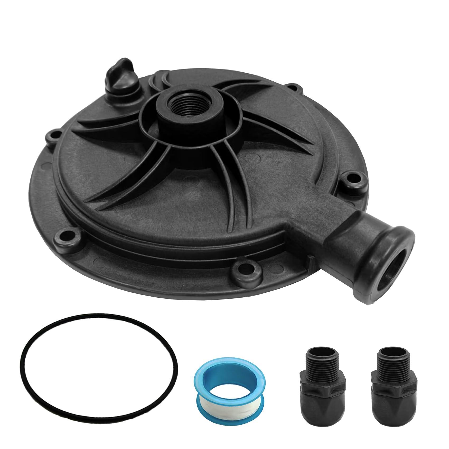 OEM R0536300 PB4-60 Booster Pump Worm Housing,Compatible With Polaris PB4-60 Booster Pump(latest version),Includes R0536600 O-Ring,R0621000 Quick Connect Fitting (2pc) Waterproof Tape,2 Year Warranty