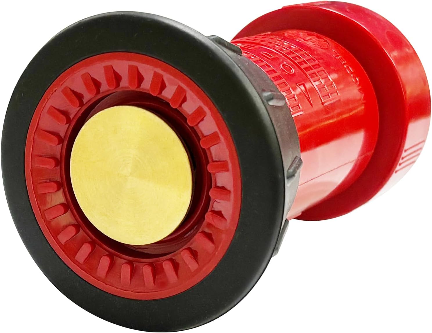 SAFBY Fire Hose Nozzle Thermoplastic Fire Equipment Spray Jet Fog (2" NPSH/NPT)