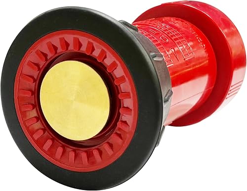 SAFBY Fire Hose Nozzle Thermoplastic Fire Equipment Spray Jet Fog (2" NPSH/NPT)