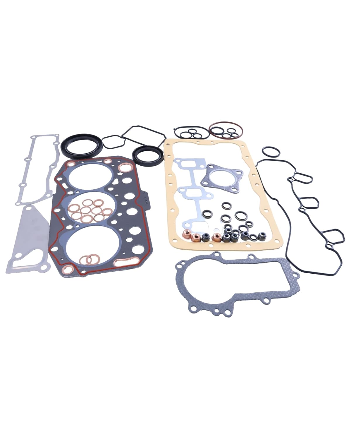 FridayParts Overhaul Gasket Kit Compatible for Yanmar Engine 3TNV74 3TNV74F Replacement (3TNV74F)