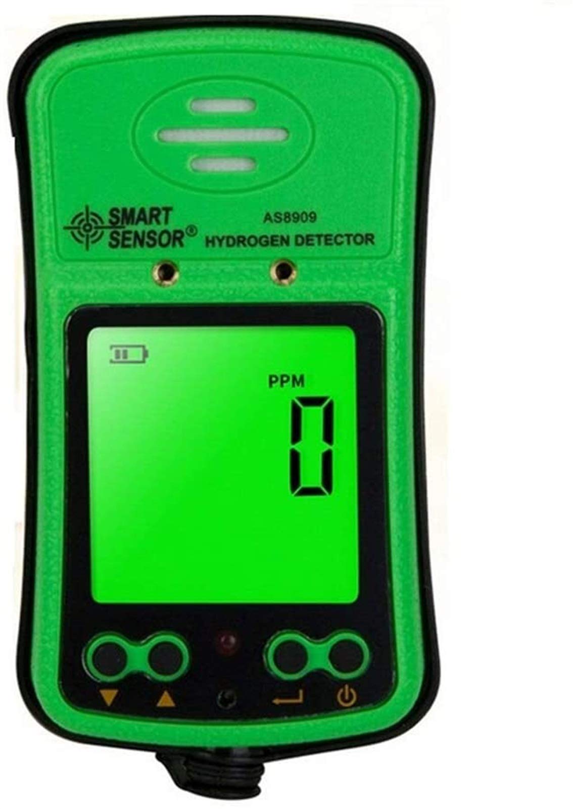 Détecteur de gaz H2 portable RJJ avec alarme sonore et écran LCD