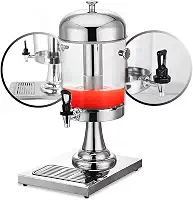 Suqueira Dispenser Suco Refresqueira Inox 8 Litros Torre de Chopp Poncheira Profissional Premium