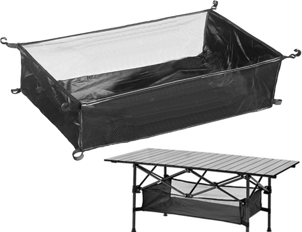 Amazon.co.jp: キャンプテーブル下収納袋 折りたたみテーブル収納