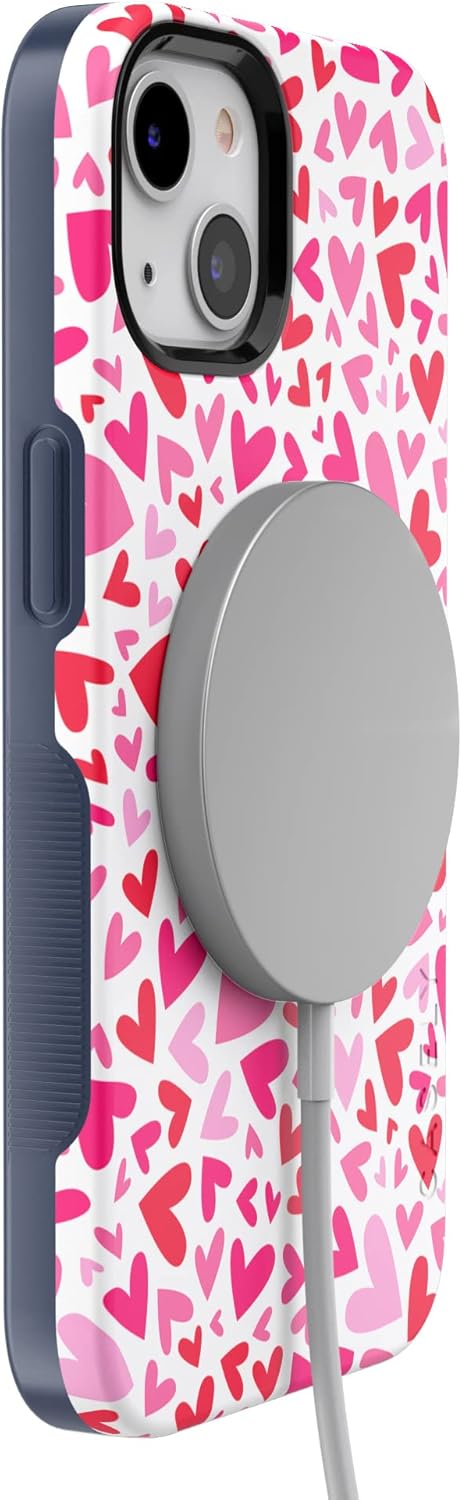 Casely iPhone 13 Case | XOXO | Candy Hearts | Bold Protective Design | Compatible with MagSafe