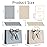 JMANNI Gift Bags, Medium Gift Bags for Presents with Bow Ribbon, Party Bags with Handles 4 Tissue Papers and 2 Cards for Weddings, Birthday, Party, Celebration, Christmas(Brown-Silver 2Pcs)