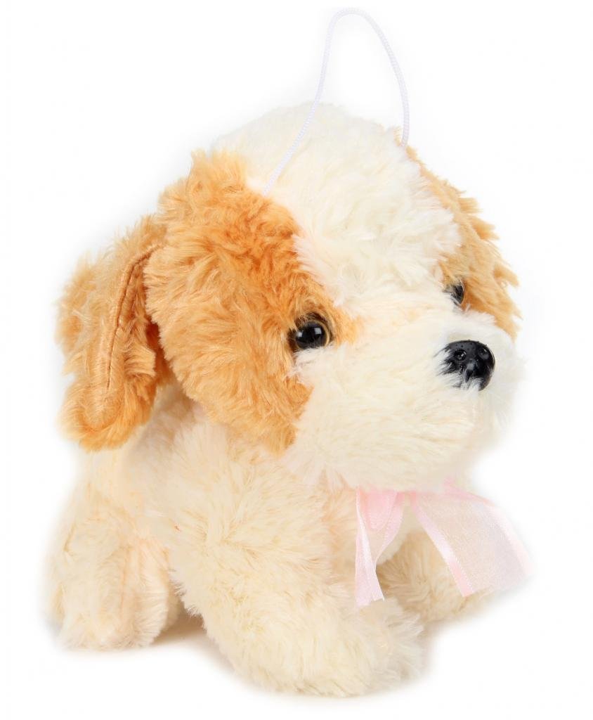 Tickles White Dog Stuffed Soft Plush Toy Love Girl 17 cm (B00HFNNQ7E) Amazon Price History, Amazon Price Tracker