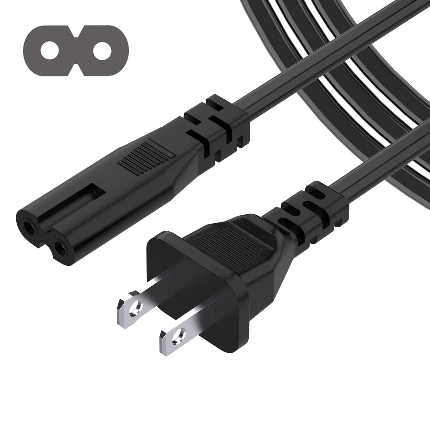 Amazon.com: AC 2 Prong Cord 6ft Compatible with Sony Asus Acer