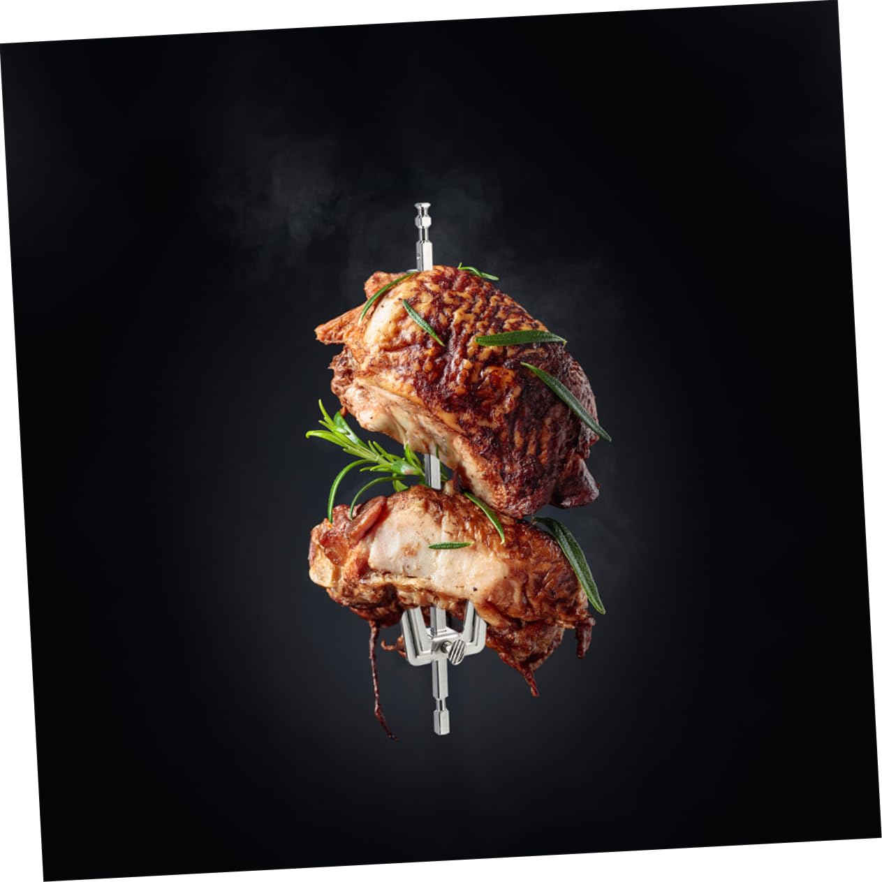 SUPVOX 3pezzi Fork Per Barbecue in Acciaio Resistente Utensili Per Barbecue Forchette Per Friggitrice Ad Aria Per Grigliare Cibo Facile Da Usare e Installare