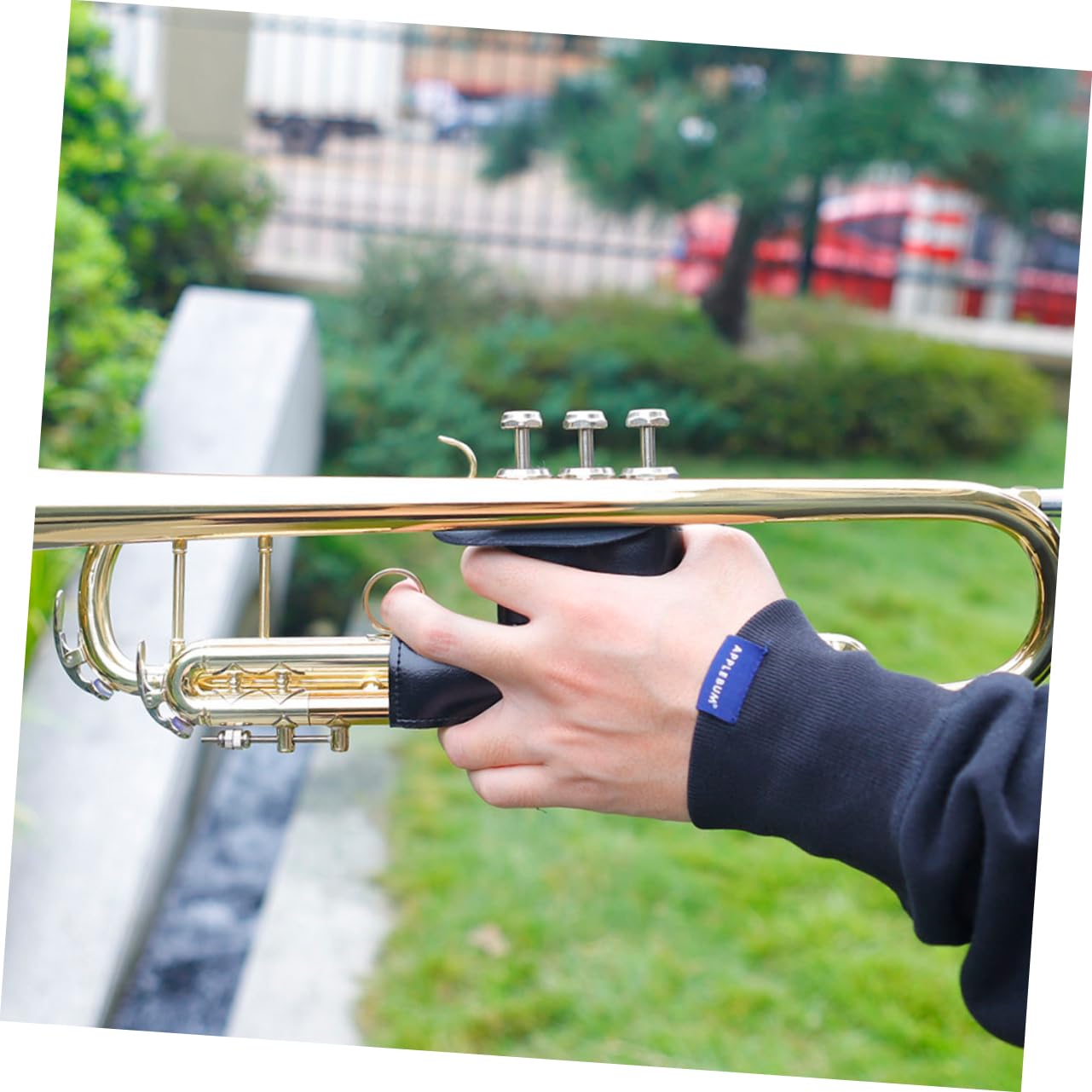 Levemolo Musical Instrument Accessory Trumpet Guard Case Leather Wrap Prevents Rust Rubbing Compact Lightweight