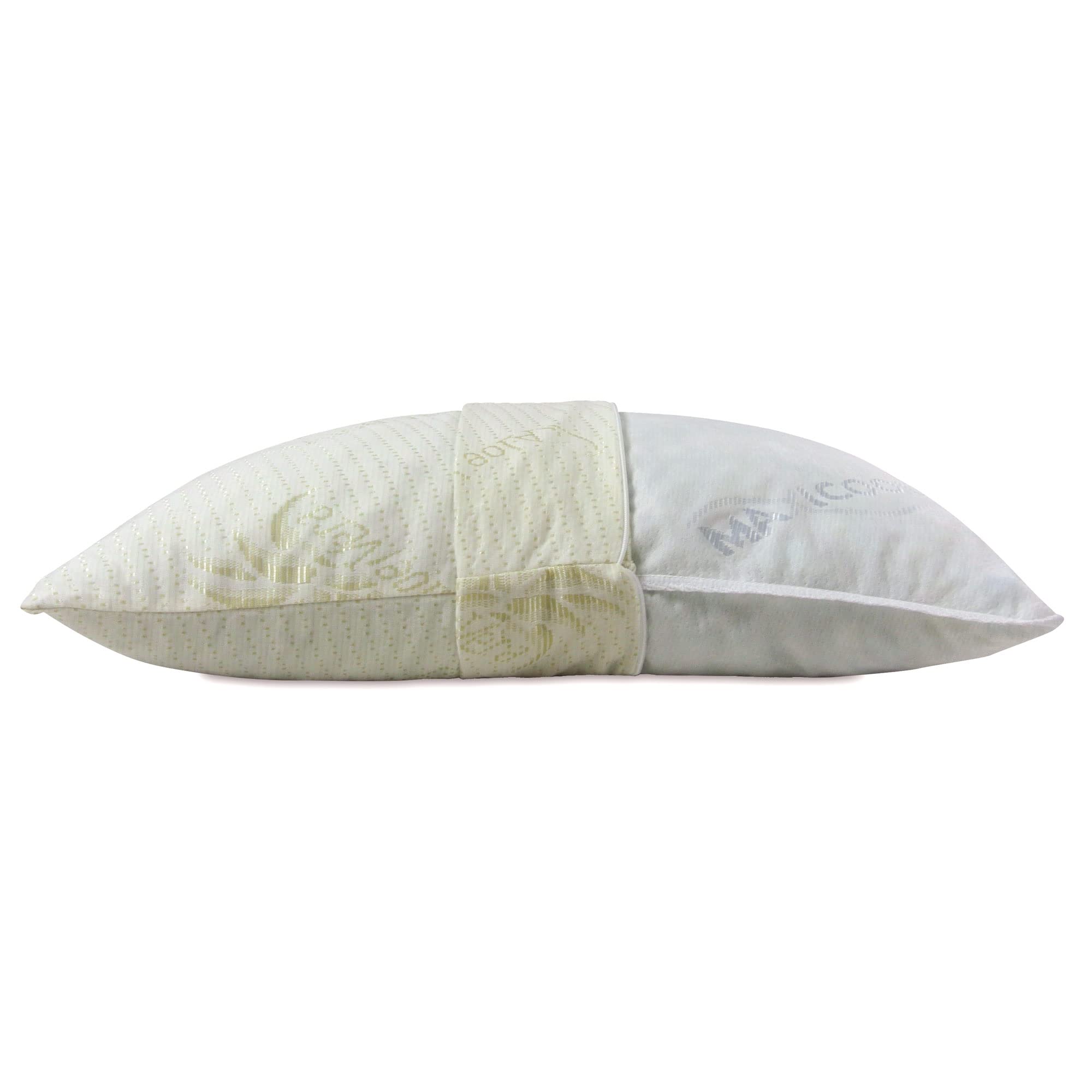 Baldiflex Coppia Cuscini Memory Foam Modello Classico Saponetta Fodera Sfoderabile In Aloe Vera Misura 70x40 Cm H 11 Cm 84871141