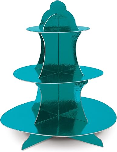 Beistle Support à cupcakes métallique durable pour mariage, anniversaire, fête p