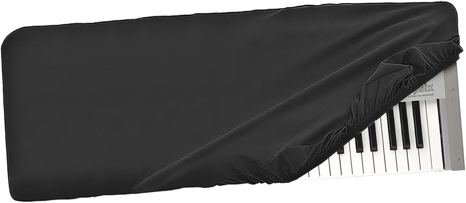 Musiin 61 keys synthesizer dust cover, compatible with KORG opsix SE Platinum, KORG wavestate SE,Premium Chinlon Anti-scratch and dustproof, Soft Touch & Fitted design