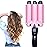MODVICA 3 Jumbo Barrel Curling Iron Wand 32mm Hair Waver Temperature Adjustable Ceramic Big Waves Hair Crimper (1.25\'\')