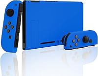 Vista 3 de eXtremeRate DIY Replacement Shell Buttons for Nintendo Switch, Soft Touch Back Plate for Switch Console, Custom Housing Case with Full Set Buttons