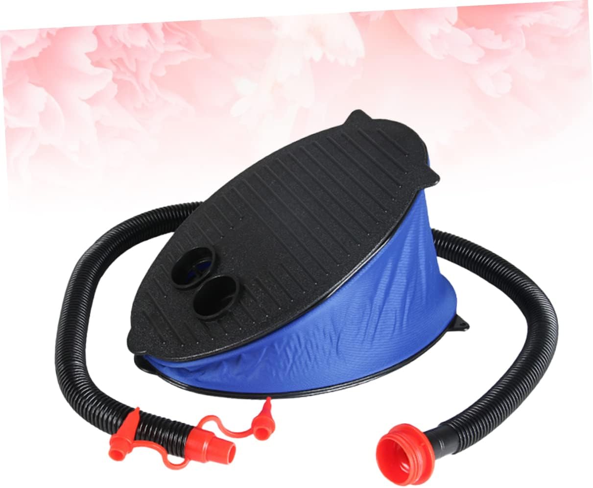 Foot Pump for Inflatable Kayak and Air Mattress Dual Purpose Foot-Operated Pump Nozzles for Quick Inflation and Deflation of Toys Rafts and More