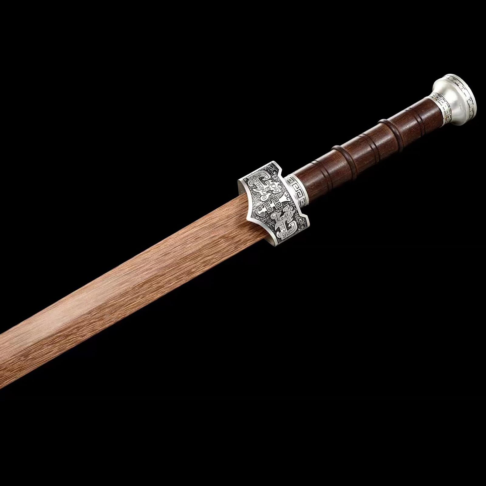 Katana madera wengué natural 92cm,espada samurái madera hecha a mano,Bokken japonés con vaina palisandro,para cosplay,Iaido,Kendo,coleccionismo,anime,Navidad,regalos Halloween,práctica artes marciales