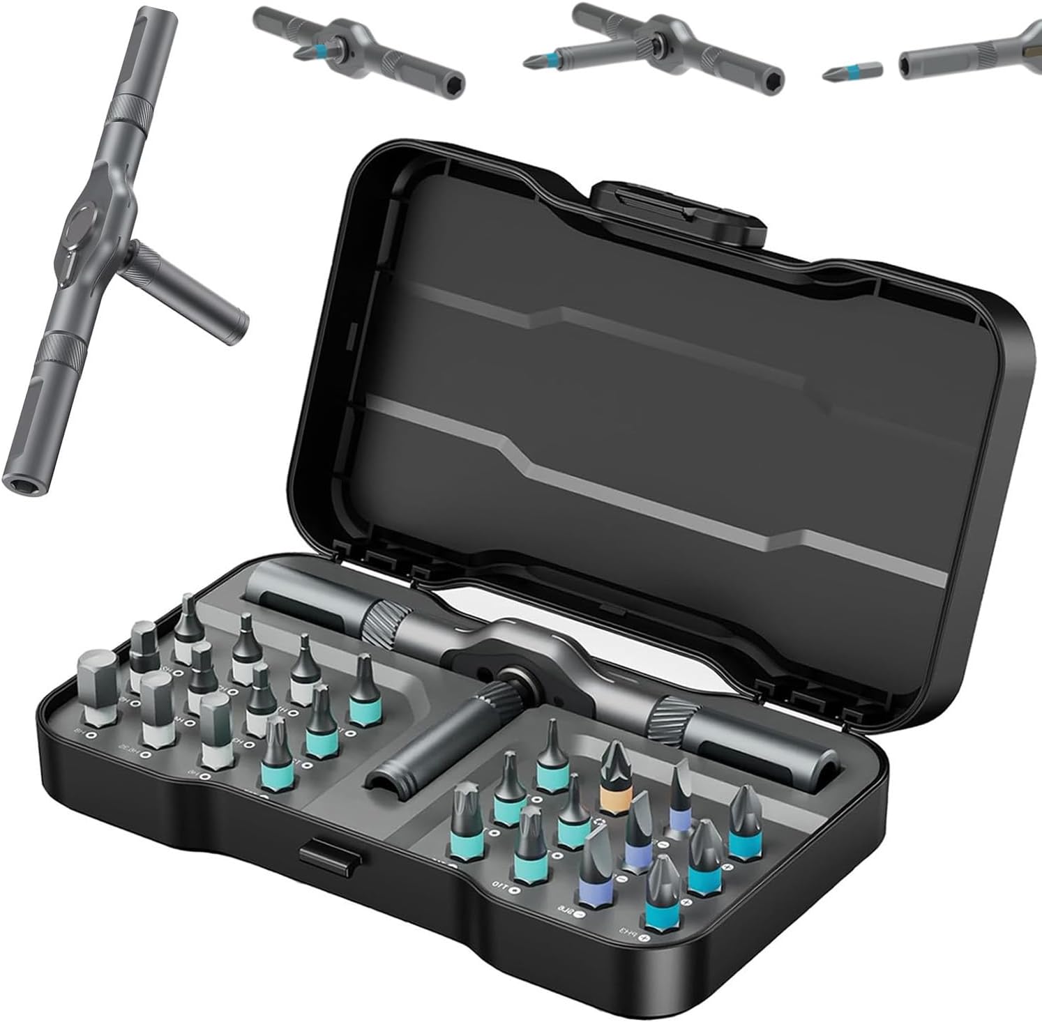 24-in-1 Magnetic Ratchet Screwdriver Set for DIY & Repair Tools