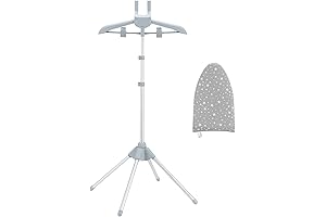 CINPIUK Garment Steamer Stand and Ironing Glove for Effortless Clothes Steaming