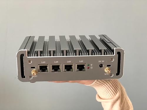 Miniatura 8 de Aparato de cortafuegos, Mini PC 2.5Gbe 6 Lan Puerto, Micro Router PC, i225 NIC, Celeron J4125, 8GB DDR4 RAM 128GB SSD, HD-MI, RS232 COM, Wifi,