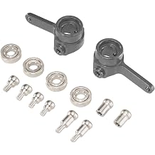 Metal Front Steering Cup with Bearings for W-ltoys 284131 284161 284010 K969 K979 K989 K999 P929 P939 RC Car Upgrade PartsTitanium