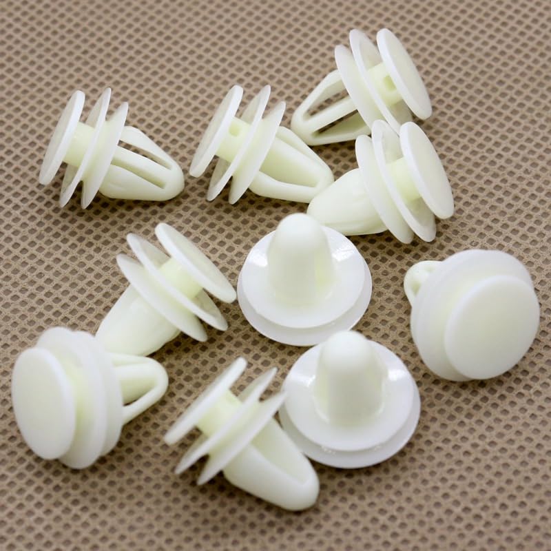 Door Trim Panel Clips Fastener Retainer Rivet 91560SZ3003 91560-SZ3-003 Fits for Honda Accord Civic CR-V Fit Odyssey Prelude S2000 Fits for Acura RL Qty 10