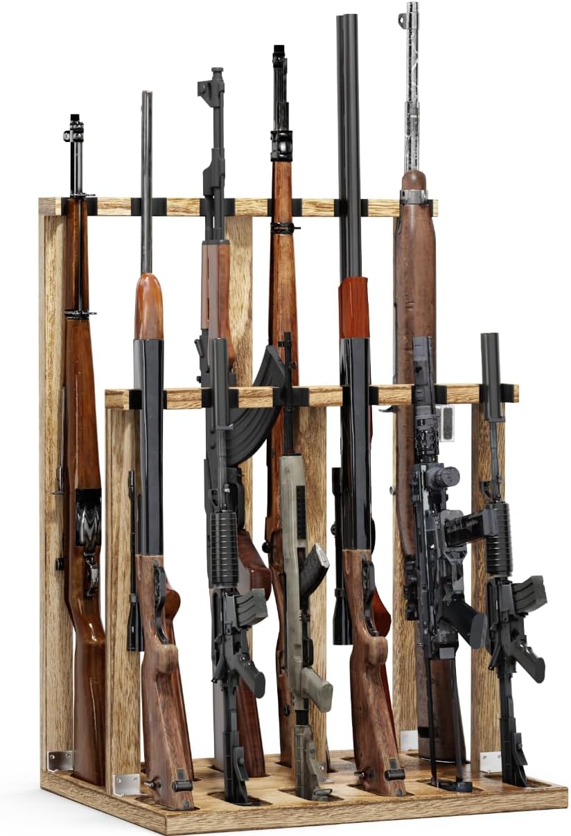 Gun Rack Rifle Stand Display 2Pack