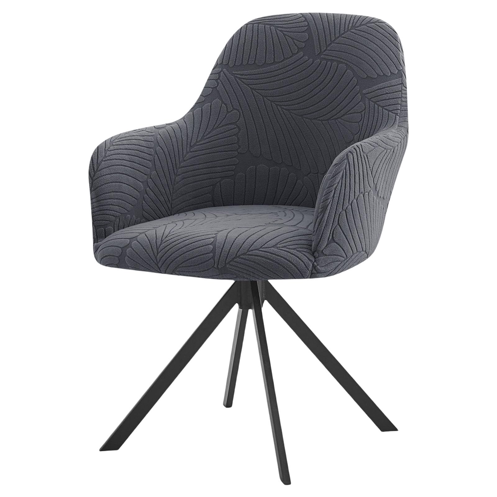 Tsophreniq Washable Stretch Dining Chair Slipcovers Spillproof Jacquards Fabric Seat Protectors for Kitchen Hotel Decoration Adjustable Chair Covers