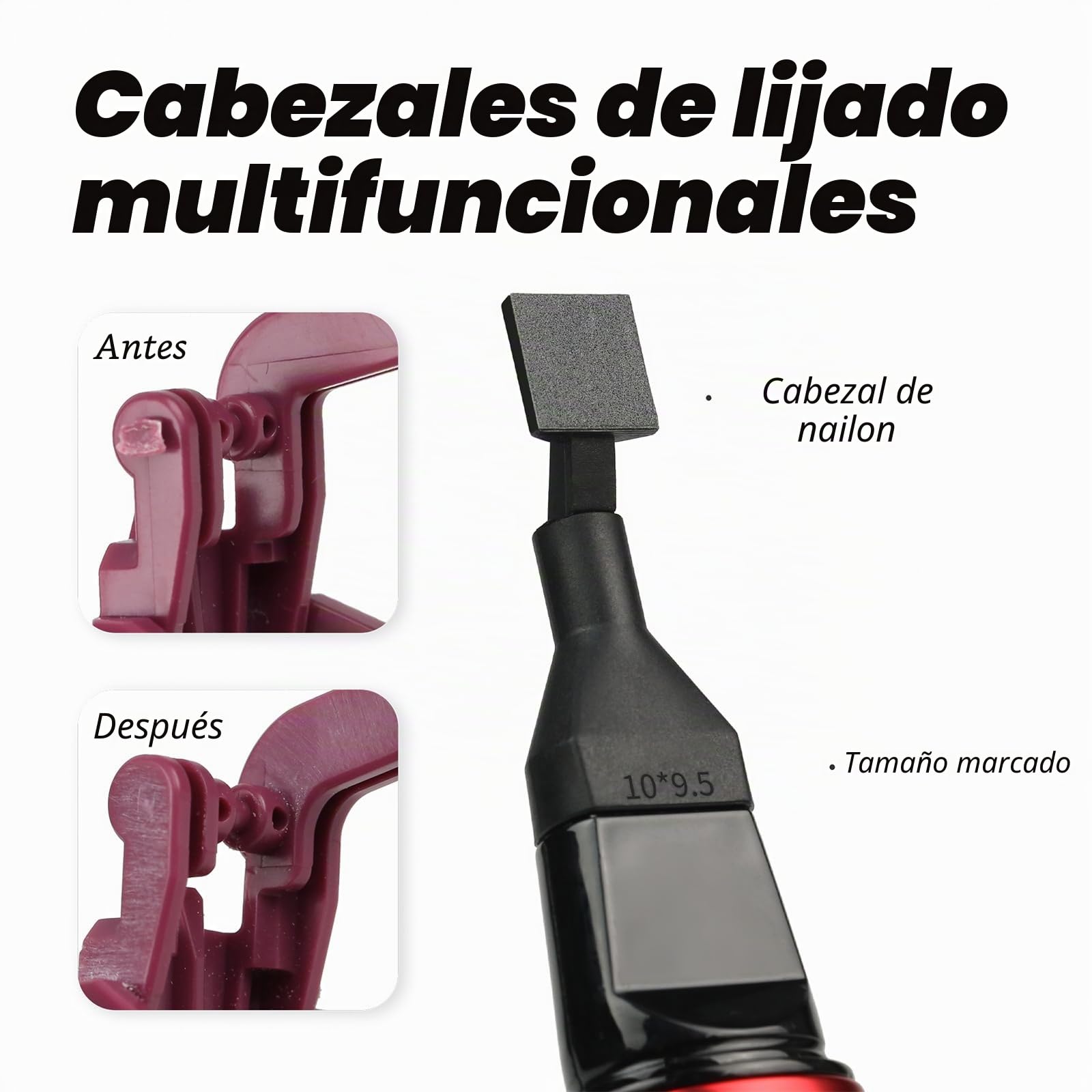 Lijadora de Pluma Inalámbrica, Lijadora Recíproca Velocidad Variable Pluma de Lijado Eléctrica de Carga Rápida USB Mini Ajustable de 3 Velocidades con 8 Cabezal de Lijado y Papel de Lija Autoadhesiv