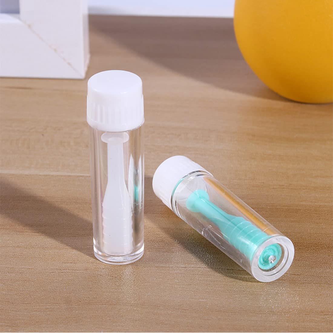 Applicatore per lenti a contatto da 4 pezzi, ventosa per lenti a contatto, ventosa per lenti, strumento per lenti a contatto, dispositivo di rimozione per lenti a contatto portatile da viaggio