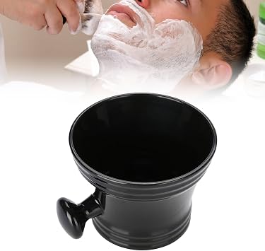 Shaving Soap Bowl, Shaving Mug, Plastic Shaving Soap Bowl Foam Shaving Soap Cream Bowl With Ball Grip Handle Shaving Shave Soap Mug Bowl for Men, Traditional Wet Shaving Factory Shaving Mug