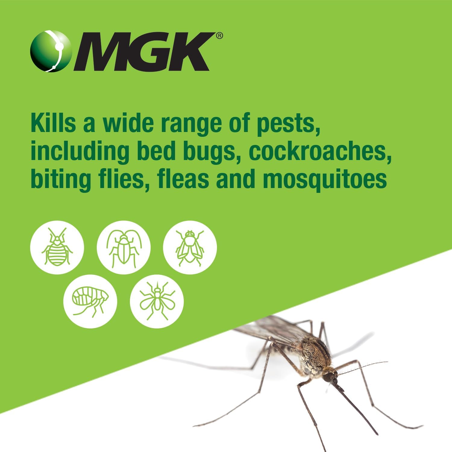 MGK Onslaught® Microencapsulated Insecticide | Indoor/Outdoor Pest Control Concentrate for Food or Non-Food Areas | Cockroach Killer | Long-Lasting Residual Control | 16 Ounces