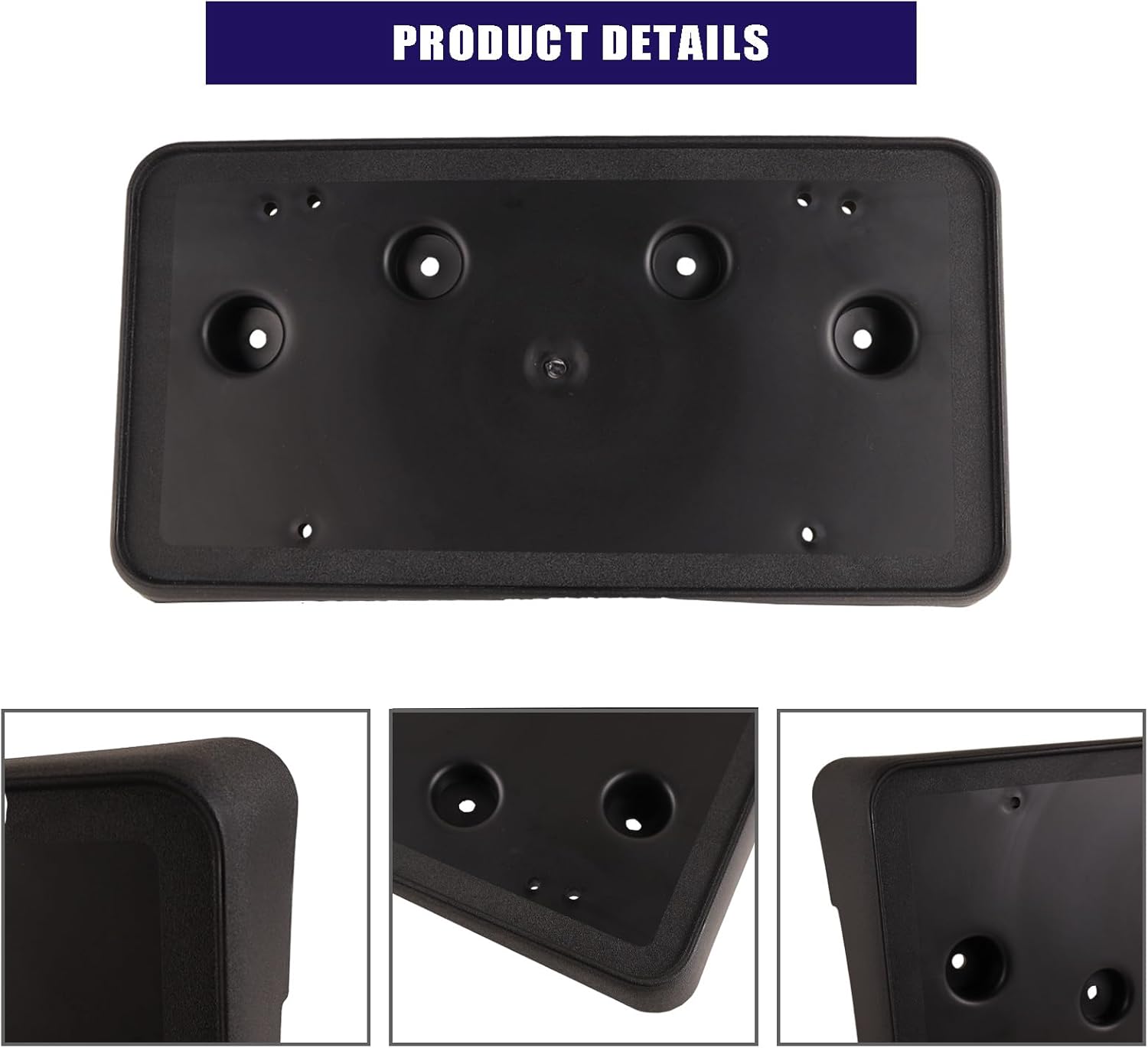 Front License Plate Bracket W/Bolts Compatible with Cadillac Escalade ESV 2021 2022 2023, License Plate Holder Frame Case Mount, Replace#GM1068239, 84378315