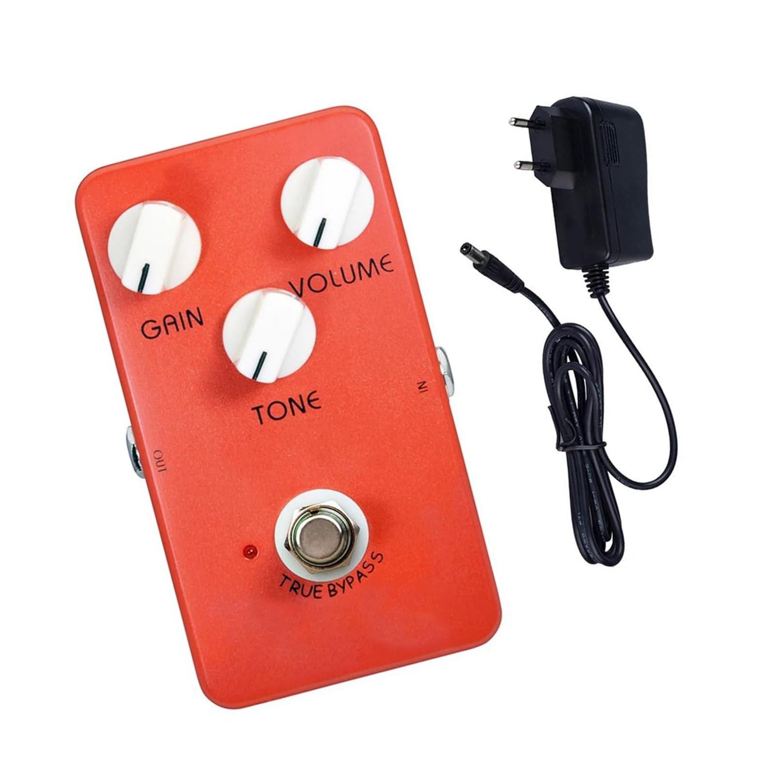 Pedale Effetto Chitarra Distorsione Rock Classico True Bypass(JF 03 2)