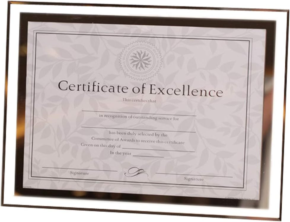 sdber Grade crystal glass Photo / Diploma / Document Frame A4 delicate process simple and stylish